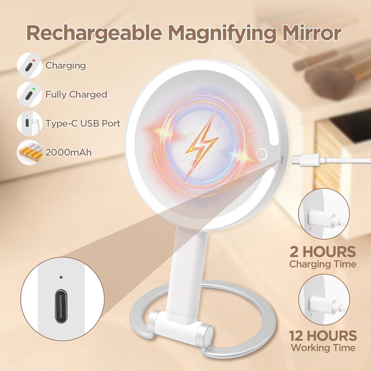 10x/1x lighted travel makeup mirror 10x/1x lighted travel makeup mirror
