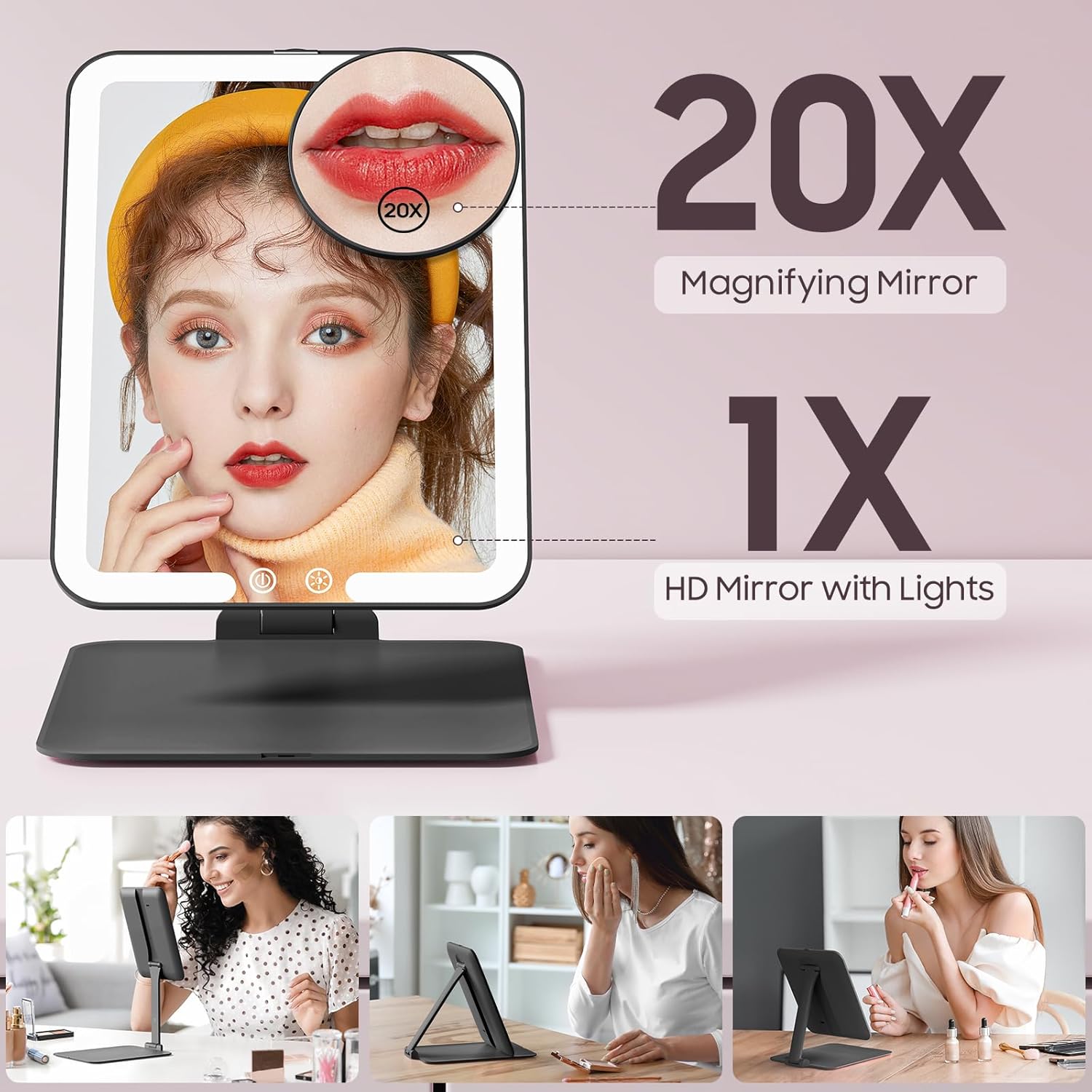 20x lighted travel makeup mirror 20x lighted travel makeup mirror