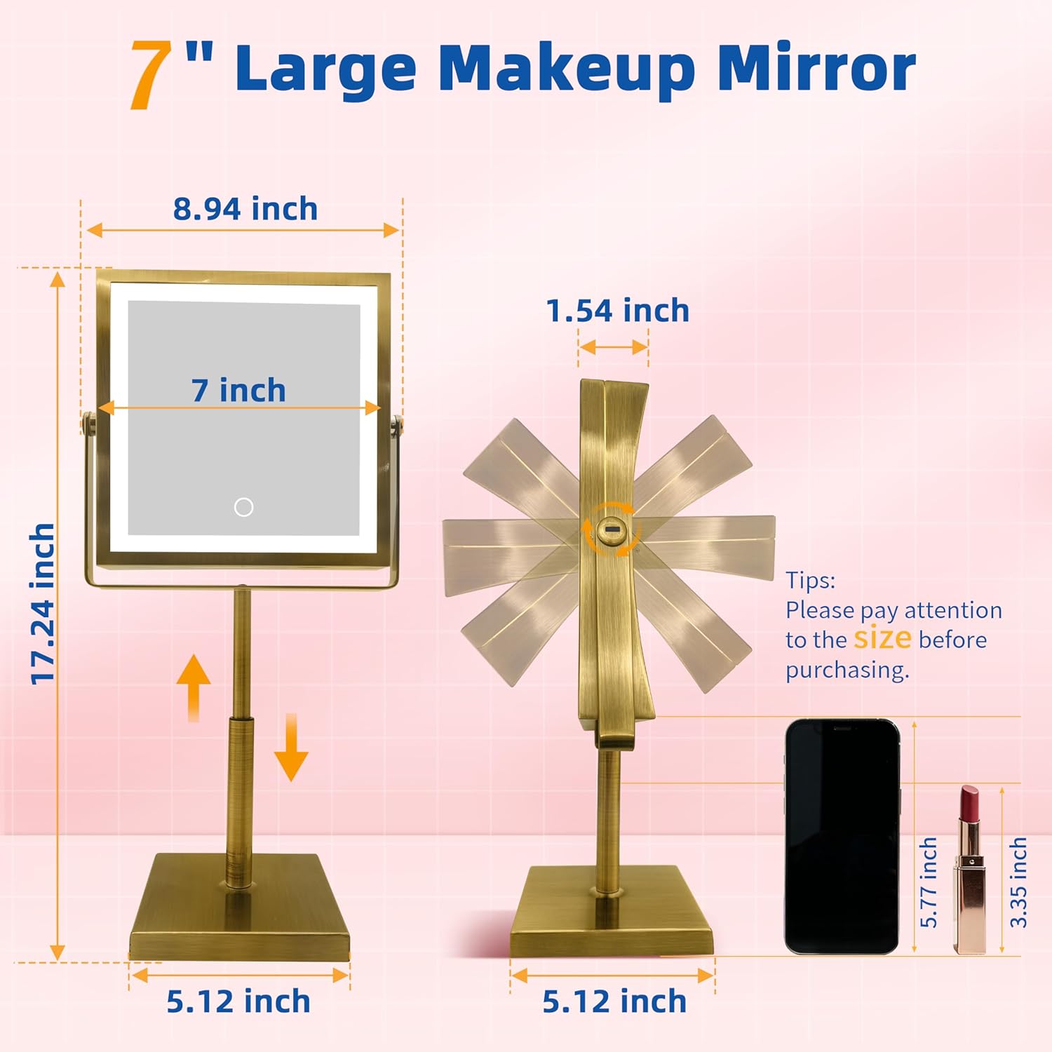 10x/1x lighted vanity makeup mirror 10x/1x lighted vanity makeup mirror
