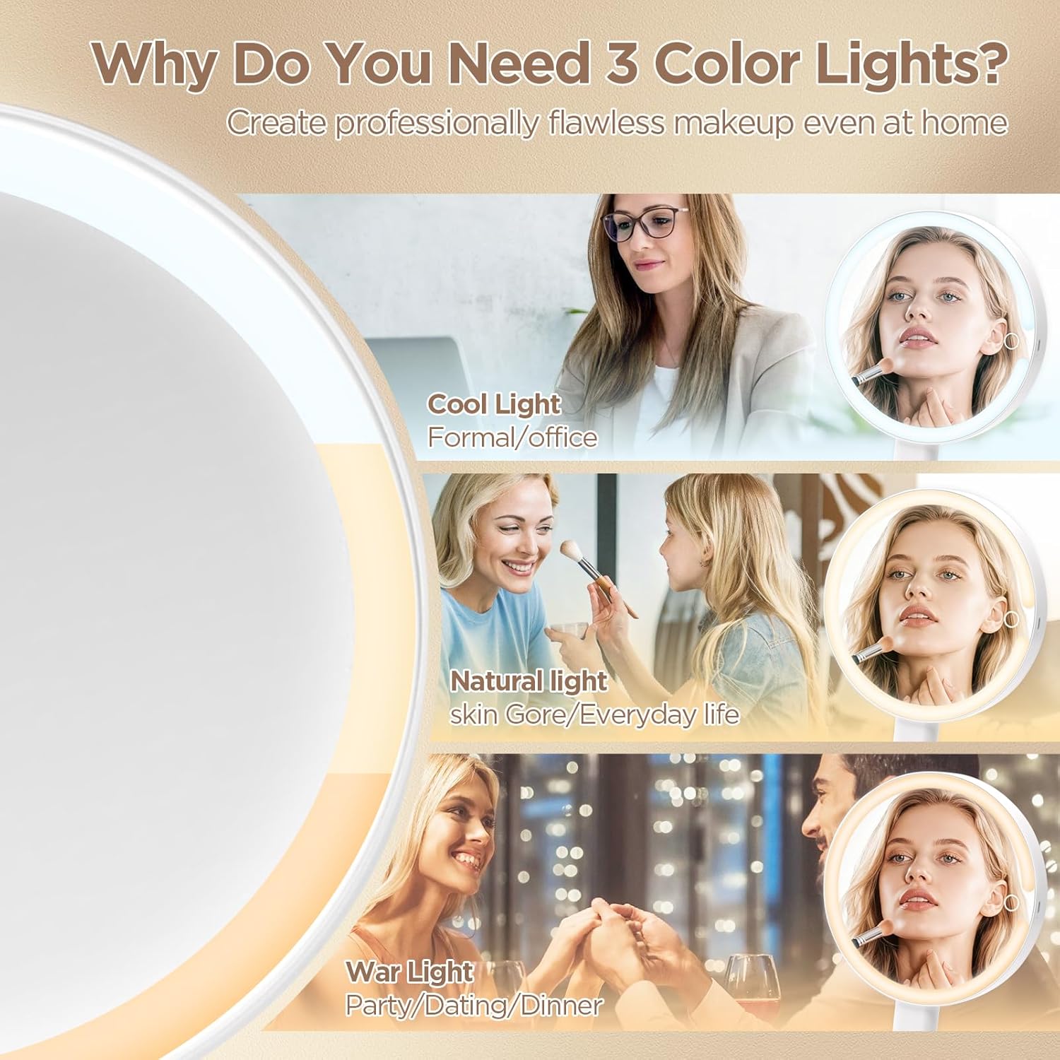 10x/1x lighted travel makeup mirror 10x/1x lighted travel makeup mirror
