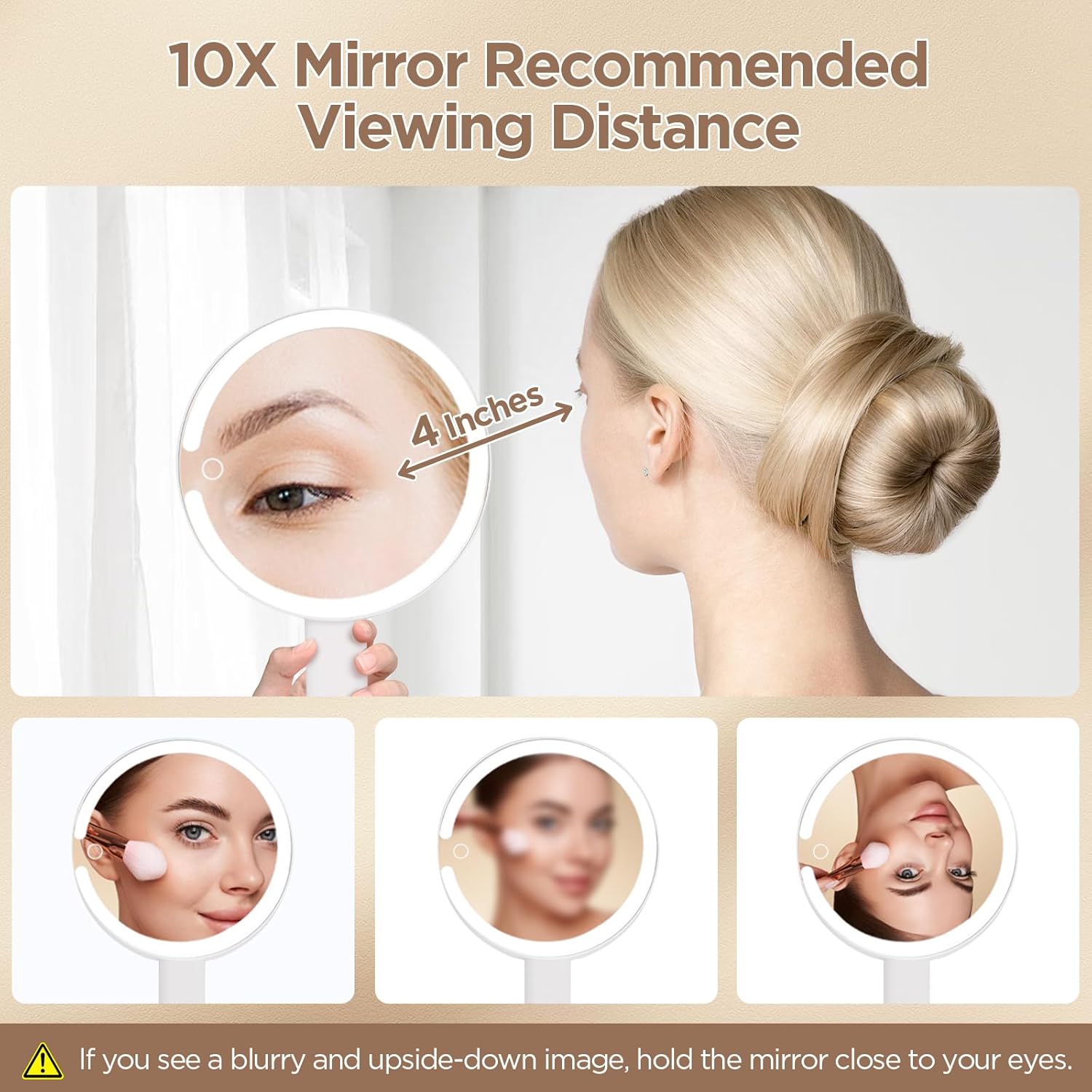 10x/1x lighted travel makeup mirror 10x/1x lighted travel makeup mirror