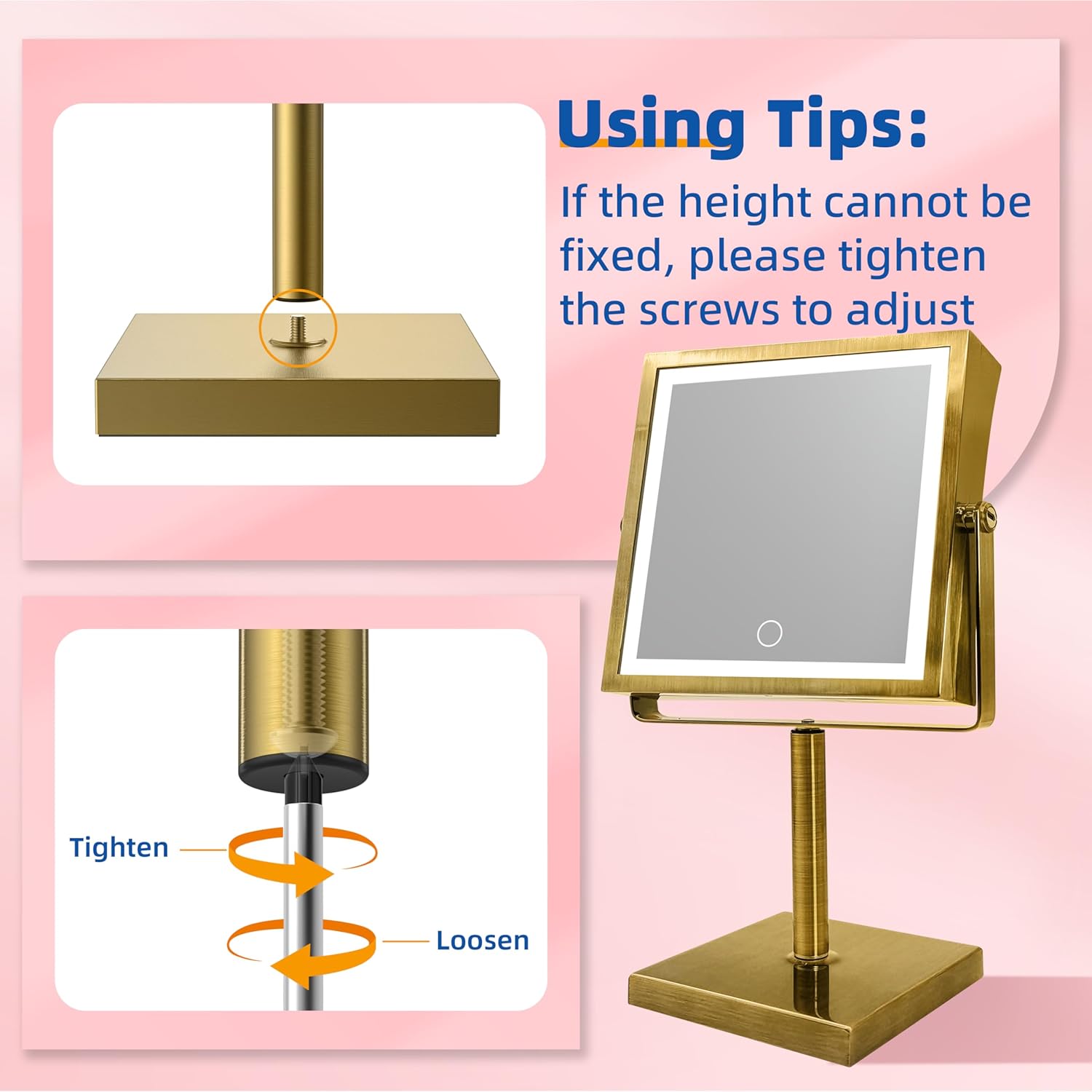 10x/1x lighted vanity makeup mirror 10x/1x lighted vanity makeup mirror