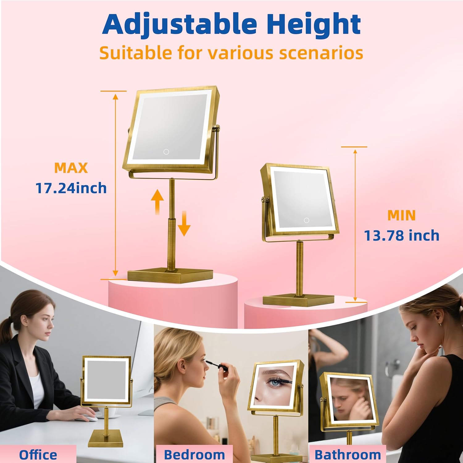 10x/1x lighted vanity makeup mirror 10x/1x lighted vanity makeup mirror