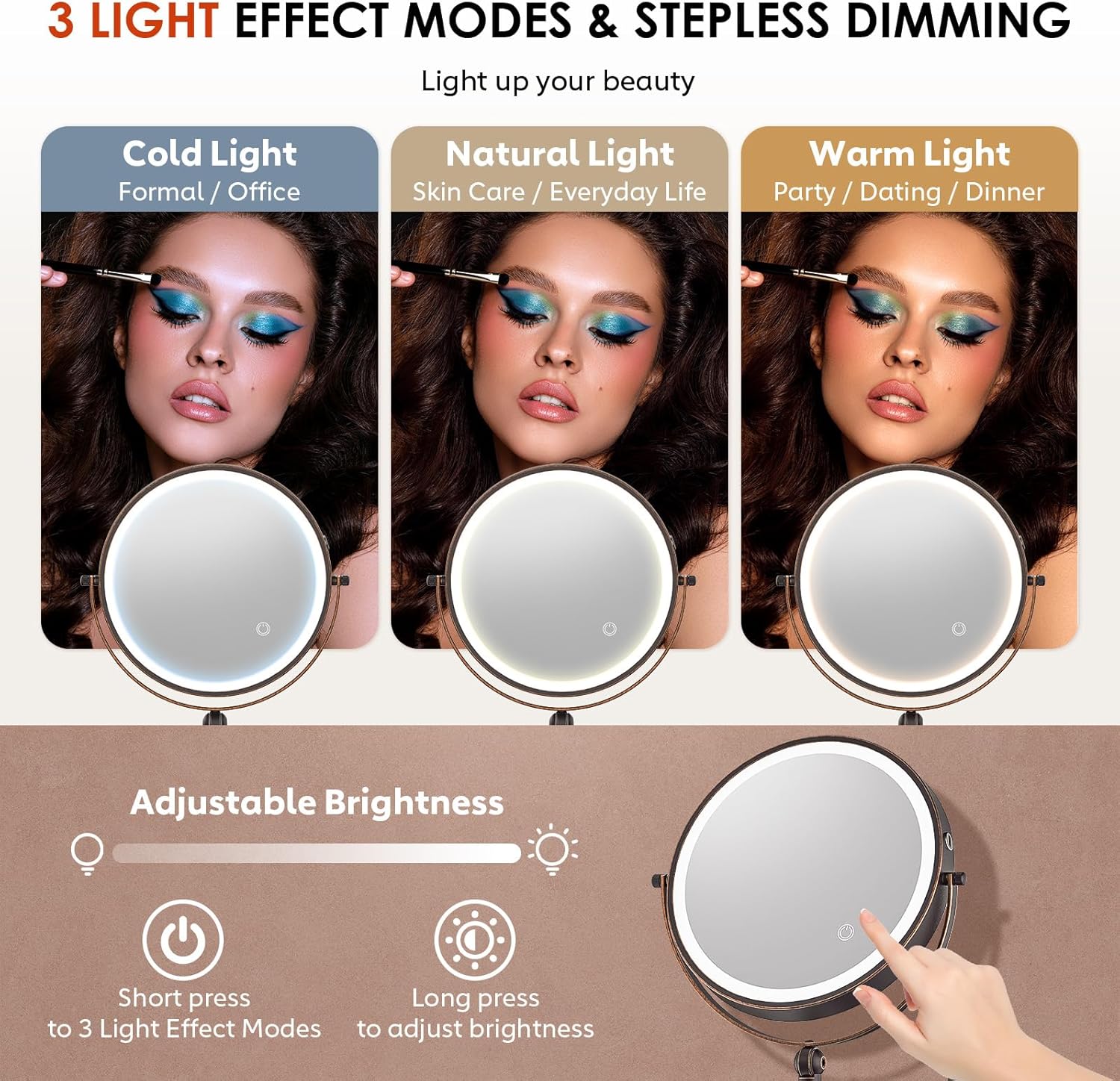 20x/1x lighted wall mounted makeup mirror 20x/1x lighted wall mounted makeup mirror